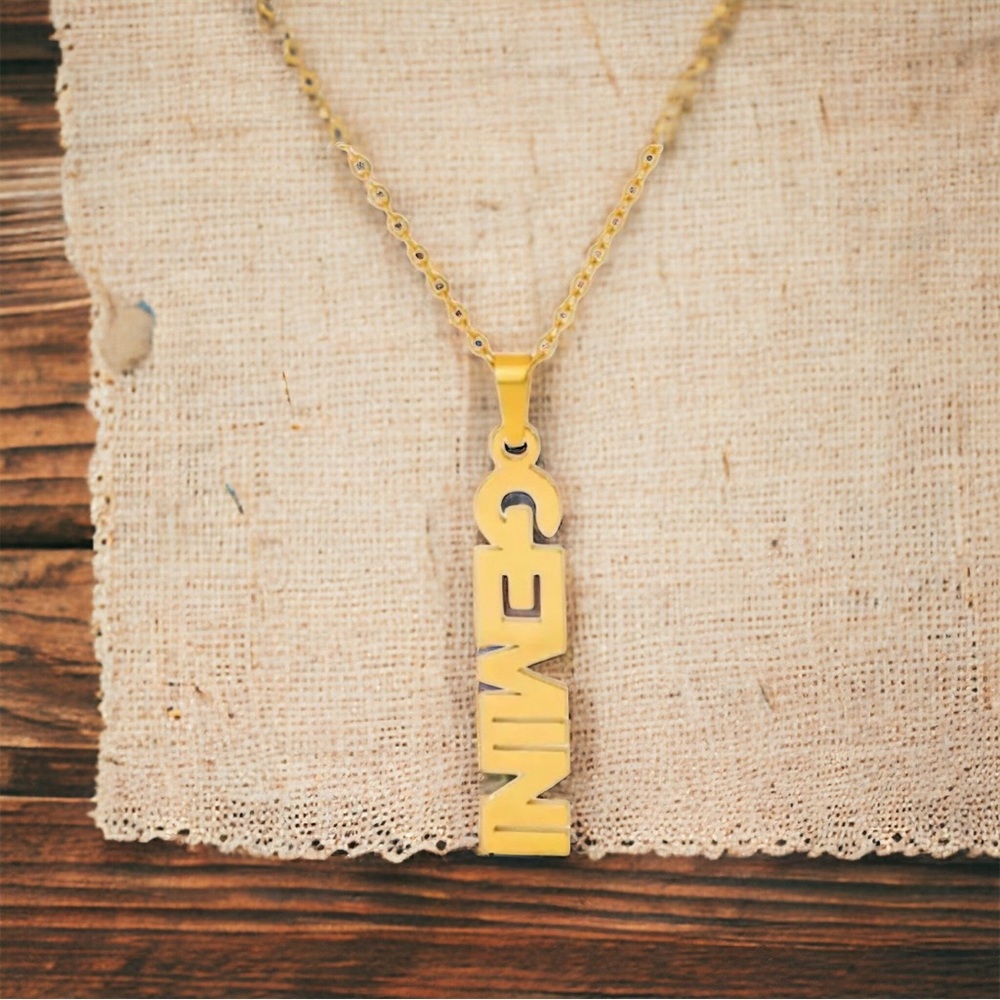 New! ☆ Faux Gold 9 1/2” Chain *Gemeni* Necklace
